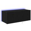 vidaXL TV sieninė spintelė 80 x 35 x 31 cm Juodas ąžuolas
