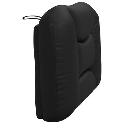 vidaXL Galvūgalio pagalvėlė, juodos spalvos, 80 cm, dirbtinė oda