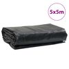 vidaXL Tentas, antracito spalvos, 5x5m, 650g/m²
