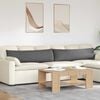 vidaXL Sofa Pagalvės 2 pcs Tamsiai pilka 145 x 40 cm audinys
