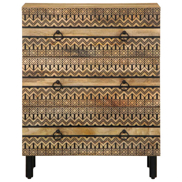 vidaXL indauja 60x33,5x75 cm Tvirtas neapdorotos medienos mangas