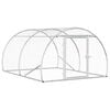 vidaXL Vi&scaron;tų būdas Sidabrinė 200 x 150 x 100 cm Galvanizuotas plienas