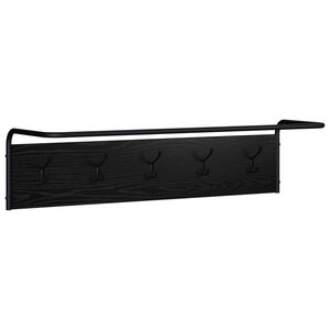 vidaXL Paltas Juodojo ąžuolo 100 x 30 x 25 cm Apdirbta mediena