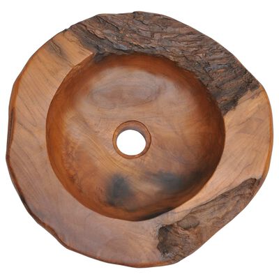 vidaXL Praustuvas, tikmedžio medienos masyvas, 45 cm