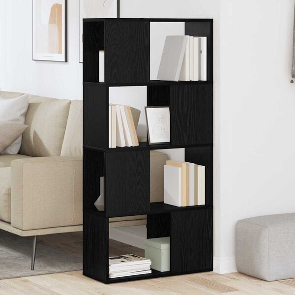 vidaXL TV spintelių komplektas Juoda 60 x 24 x 125,5 cm