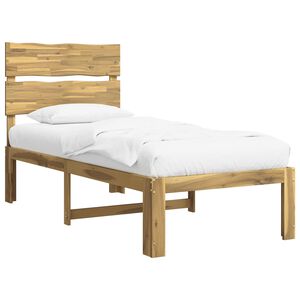 vidaXL Viengulė lova su galvūgaliu ROSTOCK Balta 90 x 200 cm