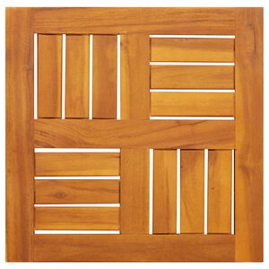 vidaXL Stalvir&scaron;is, 40x40x2cm, akacijos medienos masyvas, kvadratinis