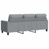 vidaXL Trivietė sofa, &scaron;viesiai pilkos spalvos, 180cm, audinys