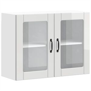 vidaXL virtuvės sieninė spintelė su stiklinėmis durelėmis "Lucca"