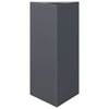 vidaXL Sodo lovelis, antracito, 40x34,5x75cm, plienas, trikampis