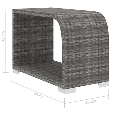 vidaXL Sodo baldų komplektas su pagalvėlėmis, 8 dalių, pilkas, ratanas