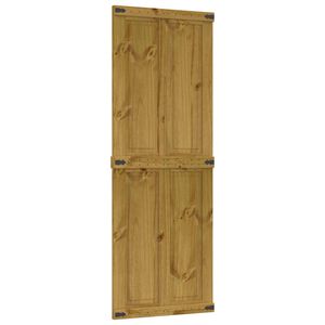 vidaXL Tvarto durys Corona Medaus Ruda 70 x 210 cm