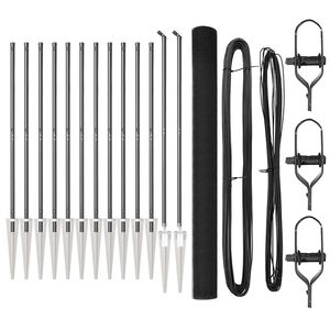 vidaXL Suvirintas vielinis tvoras su smailiais galais 25 x 1,5 m Pilka