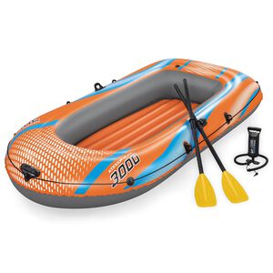 Bestway Pripučiamas valtis Oranžinė 246 x 122 cm PVC