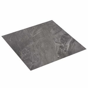 vidaXL Grindų lentos Juoda ir Balta 5,11 m&sup2; 55 vnt. PVC