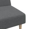 vidaXL Dvivietė sofa-lova, &scaron;viesiai pilkos spalvos, audinys
