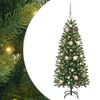vidaXL Dirbtinė Kalėdų eglutė su 150 LED Žalia 120 cm PE ir PVC