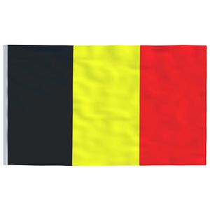 vidaXL Belgijos vėliava, 90x150cm