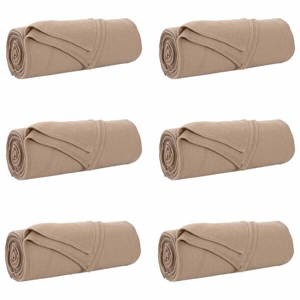 vidaXL Mesti antklodės 6 pcs Kupranugario 350 x 270 cm Flysas