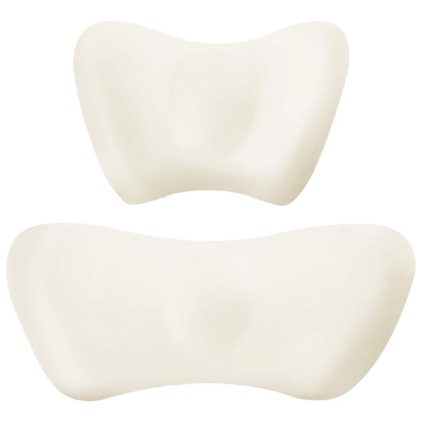 vidaXL Pagalvė su pagalve 2 pcs Pilka 4D tinklinė medžiaga