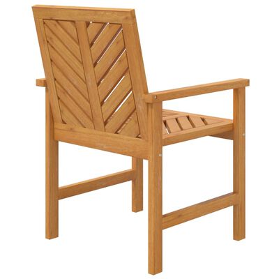 vidaXL Sodo valgomojo kėdės, 2vnt., akacijos medienos masyvas