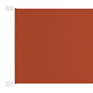 vidaXL Vertikali markizė, terakota, 60x800cm, oksfordo audinys