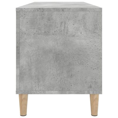 vidaXL Vinilinių plokštelių spintelė, betono, 100x38x48cm, mediena