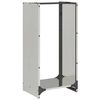 vidaXL Stovas malkoms, 40x30x80 cm, nerūdijantis plienas