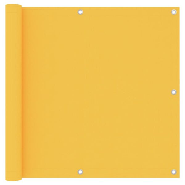 vidaXL Balkono pertvara, geltonos spalvos, 90x300cm, oksfordo audinys