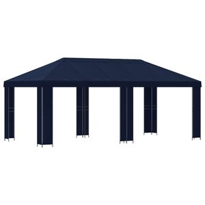 vidaXL Sodo Paviljonas 6 x 3 m Mėlyna Poliesteris ir plienas 190