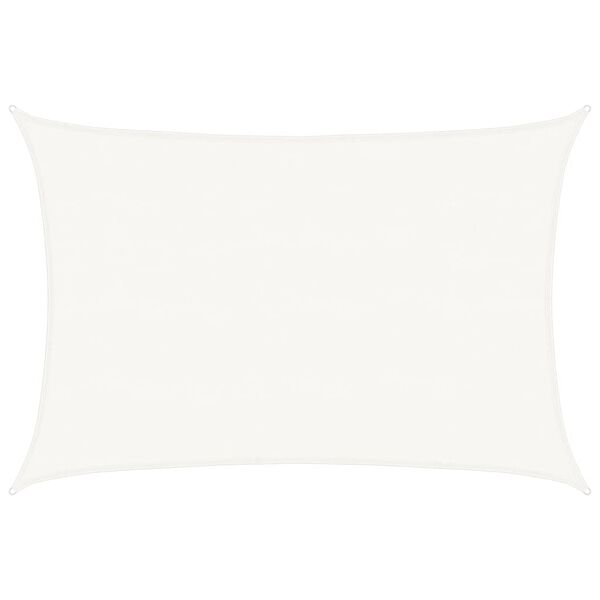 vidaXL Uždanga nuo saulės, baltos spalvos, 5x6m, HDPE, 160g/m&sup2;