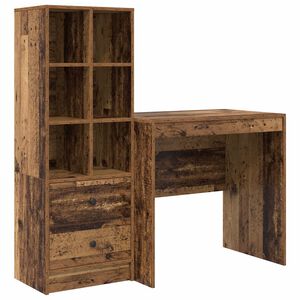 vidaXL Stalas Senas medis 125,5 x 50 x 127 cm 2 vnt.