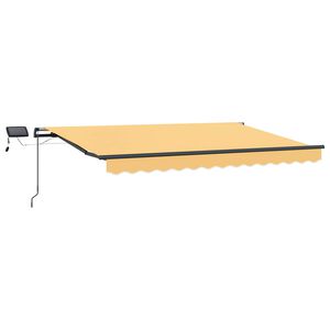 vidaXL I&scaron;traukiama markizė Smėlio 350 x 250 cm Audinys ir aliuminis