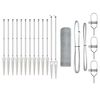 vidaXL Hexagonal Fence with Post 25 x 1 m Galvanizuotas plienas