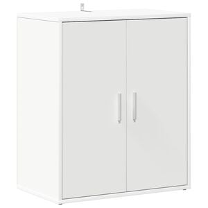 vidaXL Spintelė batams, baltos spalvos, 60x35x70cm, apdirbta mediena