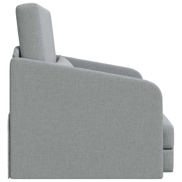 vidaXL Sofa lova 60cm &Scaron;viesiai pilka audinys