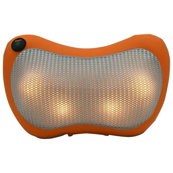 vidaXL Shiatsu masažinė pagalvėlė, 4 masažinės galvutės, 24W