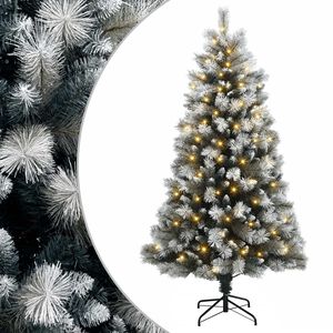 vidaXL Dirbtinė kalėdinė eglutė su lankstais 120 cm 150 LED
