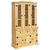 vidaXL Komoda Corona, medaus, 112x43x191,5cm, meksikieti&scaron;ka pu&scaron;is