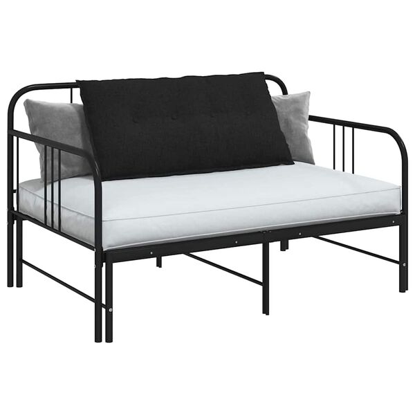 vidaXL Apsaugos Pagalvė Juoda 100 x 19 x 50 cm audinys