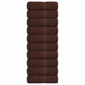 vidaXL Rank&scaron;luosčiai, FROGN, 10 vnt., rudi, 30x30 cm, 360 g/m&sup2;