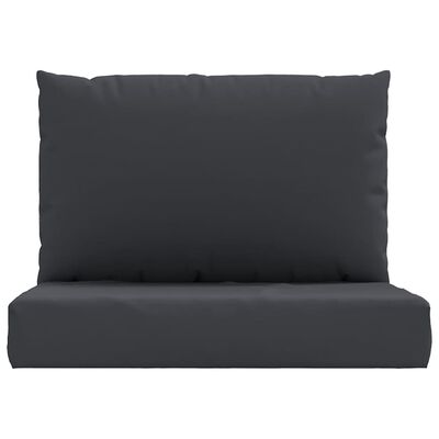 vidaXL Palečių pagalvėlės, 2vnt., juodos spalvos, oksfordo audinys
