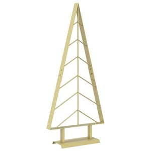 vidaXL Metalinė Kalėdų eglutė su stovu KUOPIO 90 cm Plienas Auksinė