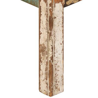vidaXL Kavos staliukas, 80x80x40cm, perdirbtos medienos masyvas