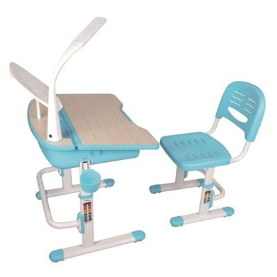 Vipack Rašomasis stalas su kėde Comfortline 301, mėlynas/baltas