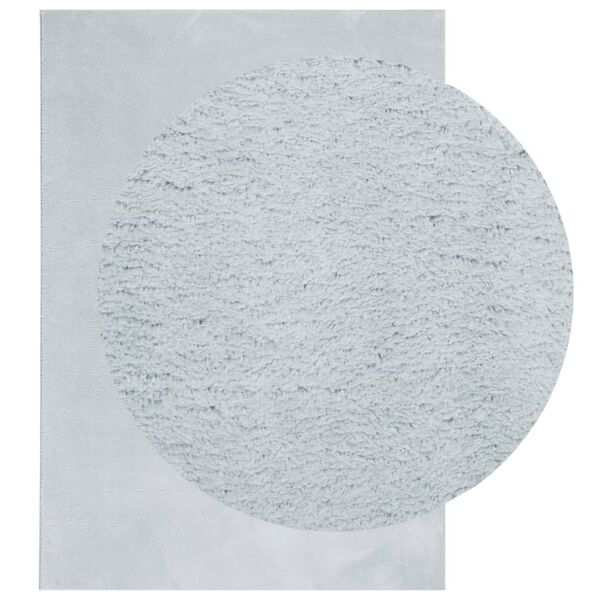 vidaXL Kilimas HUARTE, mėlynos spalvos, 120x170cm, trumpi &scaron;ereliai