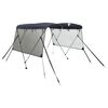 vidaXL Bimini vir&scaron;aus stogelis su sienomis, 183x(137-152)x137cm
