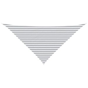 vidaXL Saulės burė &Scaron;viesiai pilka ir balta. 4 x 4 x 5,8 m