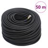 vidaXL Hibridinė oro žarna, juodos spalvos, 0,6", 50m, guma ir PVC