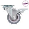 vidaXL Ratukai, 16vnt., sukami, 50mm